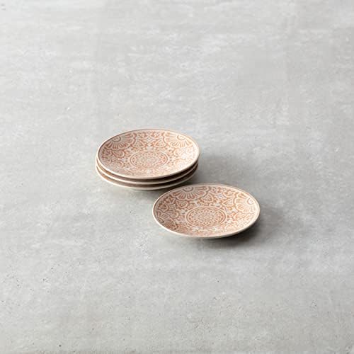 Fortessa Havana Vitrified China Coupe Rimless Plate 4 Pack, Adobo, Bread and Butter Plate, 6.25 Inch - Image 2