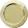 Brightalk 13-Inch Stainless Steel Charger Plates, 6Pcs Gold Dinner Plate Chargers Round Server Ware by Brightalk