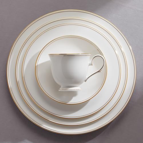 Lenox Federal Gold Bone China 5-Piece Dinnerware Set for 1 - Image 4