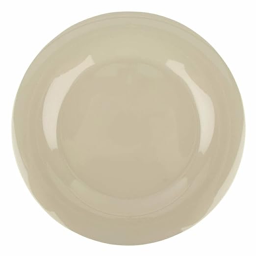 G.E.T. 9" Heavy-Duty Wide Rim Melamine Dessert Plate (Set of 4)