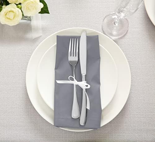 Utopia Kitchen Cotton Blend Charcoal Cloth Napkins [12 Pack, 18x18 Inch] - Image 4