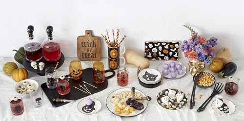 Oneida Vintro Halloween 4-Piece Accent Plates, Appetizer Plate Set for 4 - Image 5