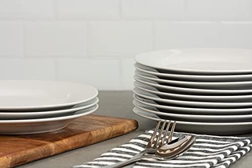 10 Strawberry Street 7.5" Catering Round Salad/Dessert Plate, Set of 12,White - Image 4