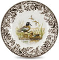 Spode – Woodland Woodland Salad Plate - Blue-Winged Teal - Brown/White by Spode