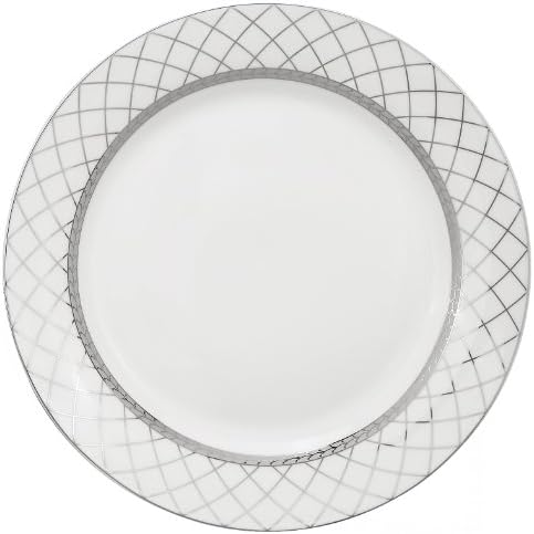 Lorren Home Trends 57-Piece Porcelain Dinnerware Set, Verona, Service for 8 - Image 4
