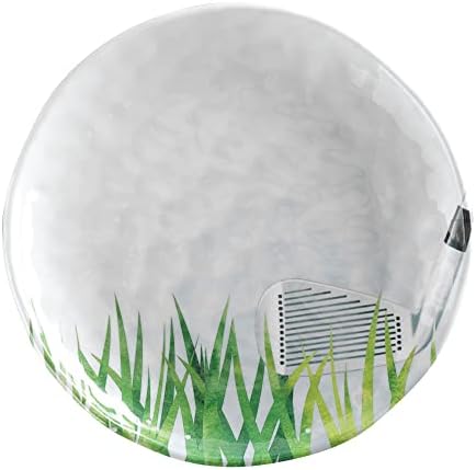 UP Golf Club Melamine Round Dessert Plates, Small Serving Plates, for Appetizer, Snacks, and Side Dishes, White, 6 Inch, Set of 4 - Image 2