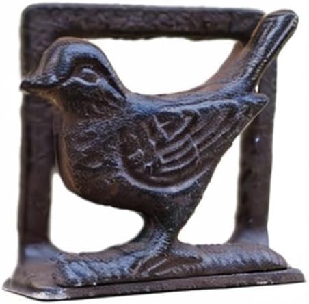 Exquisite Vintage Cast Iron Napkin Holder With Playful Standing Animal Motif - Elevate Elegance And Functionality In Your Table Setting (Birdie)