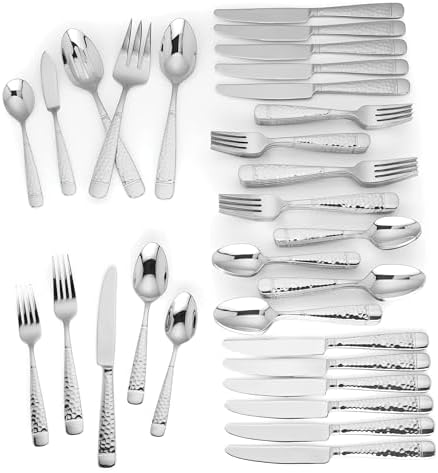 Lenox Eastwood 65-Piece 18/10 Silverware Set for 12, Flatware - Image 3