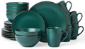 Famiware Venus Dinnerware Sets with Mugs, Ceramic Plates and Bowls for 6 by Famiware