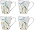 Lenox Wildflowers Stoneware Mug Set for 4, 12oz by Lenox