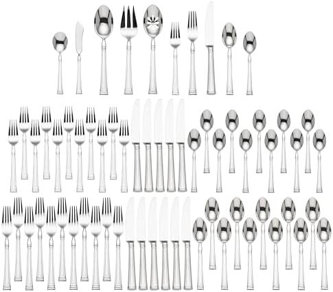 Lenox Esquire 65-Piece 18/10 Silverware Set for 12, Flatware - Image 2