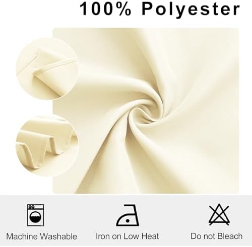Hiasan Cloth Napkins Set of 6, 20 x 20 Inch, Champagne - Image 4