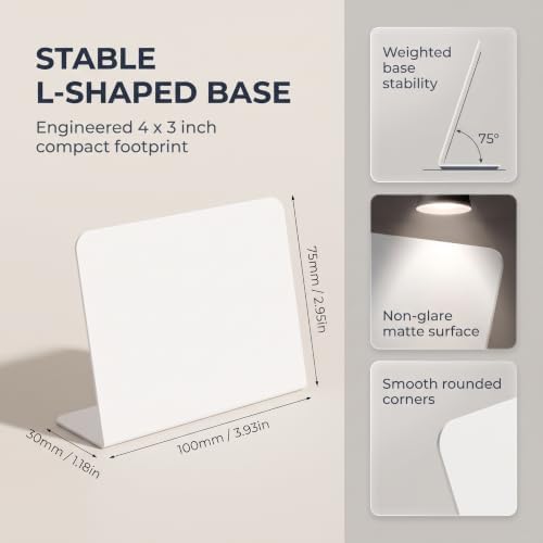 Kisangel 20pcs Matte White Dry Erase Tent Signs 4x3, Bakery Price Tags - Image 4