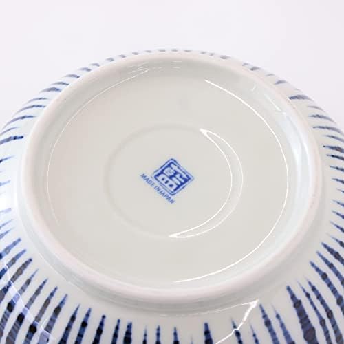 Blue Serving Bowl, Japanese Bowls 17 oz, 6.1" Microwave & Dishwasher Safe - Image 5
