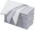 Grey Cotton Cloth Napkins Set of 12, 18x18 Inch by Palisa