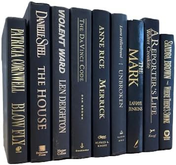 Real Books by Color® (Set of 3, Black Gold) Decorative Bookshelf Home Decor Shelf Styling Photo Prop