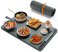 Warming Mat for Food (24"x16") - iTRUSOU 7-Level Electric Warming Tray with 400W High-Power, Timer 0–99H & Built-In Strap - Rollable Large Food Warming Mat for Parties & Buffet by iTRUSOU