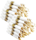 400PCS Gold Wrapped Silverware Disposable Fancy for Parties Weddings by Joyido