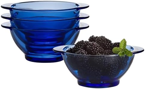 STP GOODS Glass Dinner Plates Set of 4 – Borosilicate Salad & Soup Plates, Transparent Glass Serving Plates for Pasta, Bread, Dessert & Appetizers, Dishwasher Safe Tableware by STP-Goods