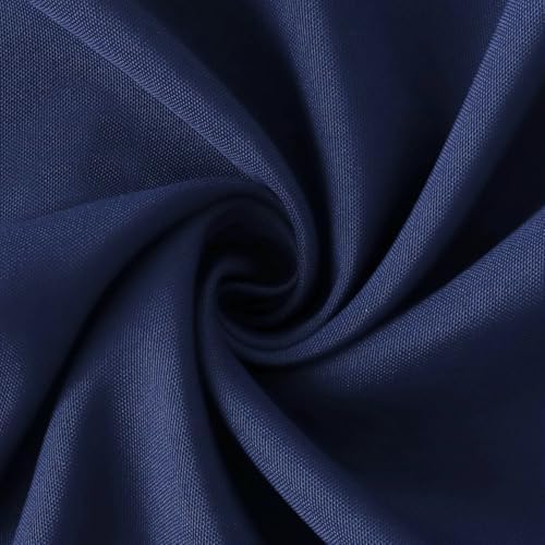 FOLINS&HOME Navy Blue Cloth Napkins Set of 4 Decorative 17x17 Inch Napkins - Image 4