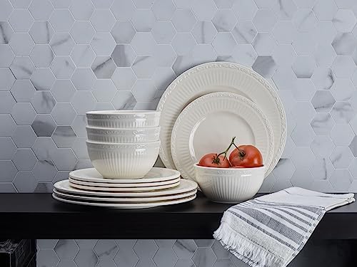 Mikasa Italian Countryside 12 Piece Melamine Outdoor Dinnerware Set, Service for 4 - Image 7
