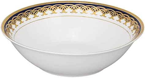 Lorren Home Trends 57-Piece Porcelain Dinnerware Set, Iris, Service for 8 - Image 5