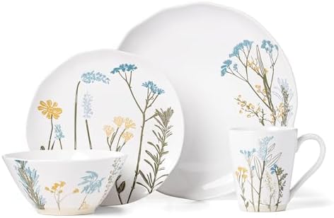 Lenox Wildflowers Stoneware 16-Piece Dinnerware Set for 4 by Lenox