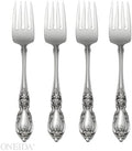 Oneida Louisiana Salad Forks Silverware Set for 4, Flatware by Oneida