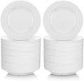 Vesici 60 Pieces Melamine Appetizer Plates White Dessert Plates, 5.91 Inch by Vesici
