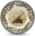 Spode Majestic Moose 6" Bread and Butter Plate - Wildlife Holiday Accent, Rustic Cabin Decor for Appetizers or Rolls, Fine Earthenware - Microwave, Dishwasher, Oven Safe, Made in England by Spode