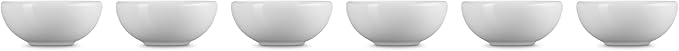 Le Creuset Set Of 6 Vancouver Pinch Bowls 2 Oz White
