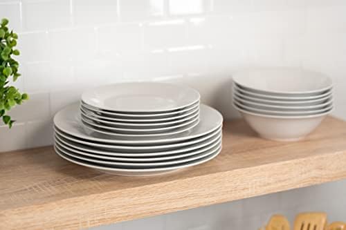 10 Strawberry Street Simply White 7.5" Round Salad Plate, Set of 6 - Image 5