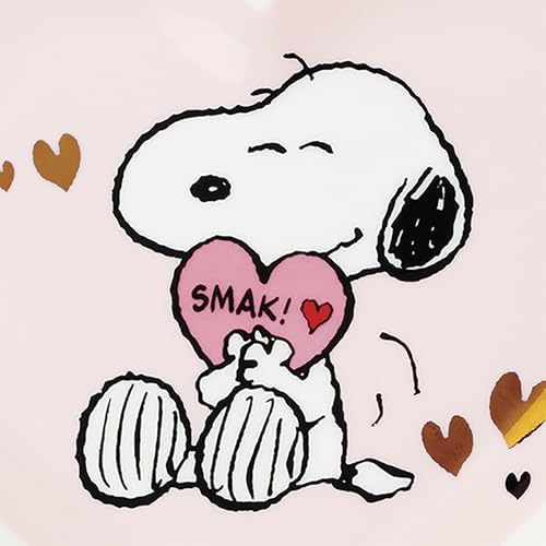 Lenox Snoopy Valentine's Day 4-Piece Heart Plates, Dessert Plate Set for 4 - Image 4
