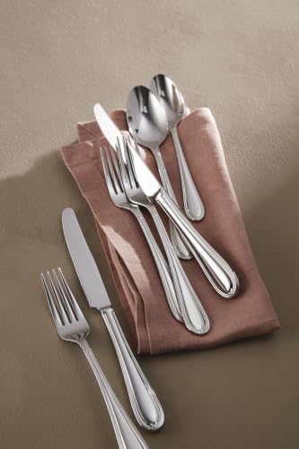 Lenox Ashbridge 80-Piece 18/10 Silverware Set for 12, Flatware - Image 4