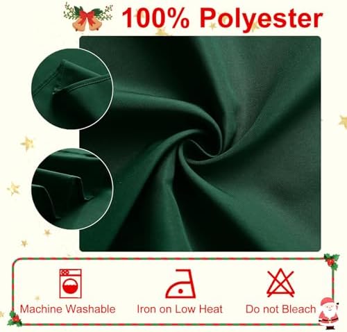 Hiasan Cloth Napkins Set of 6, 20 x 20 Inch, Hunter Green - Image 4