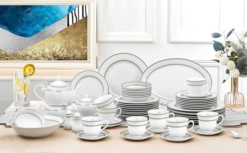 Lorenzo Sirena 57-Piece Dinnerware Set, Service for 8 - Image 4