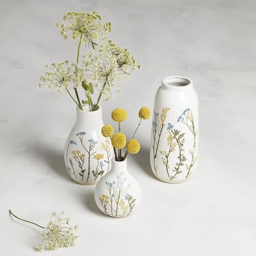 Lenox Wildflowers Large Porcelain Flower Vase, 48oz - Image 4