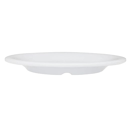 G.E.T. 7.5" Heavy-Duty Wide Rim Melamine Salad Plate (Set of 12)