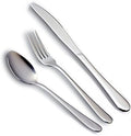 HornTide 12-Piece Flatware Sets Dinner Knife Fork Spoon, 3-Piece Place Setting Service for 4 Person Stainless Steel Mirror Polishing, Ideal for Home, Kitchen and Restaurant by HornTide