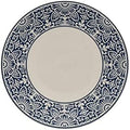 Fortessa Havana Vitrified China Coupe Rimless Plate 4 Pack, Blue, Dinner Plate, 10.75 Inche by Unknown