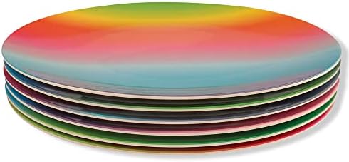 French Bull Melamine Assorted Plates-6 Piece Set -Melamine Dinnerware-Platter, Serving, Party, Platter, Dish (11" Dinner Plate, Aurora) - Image 3