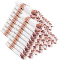 400PCS Pre Rolled Rose Gold Plastic Silverware Heavy Duty for Party by Joyido