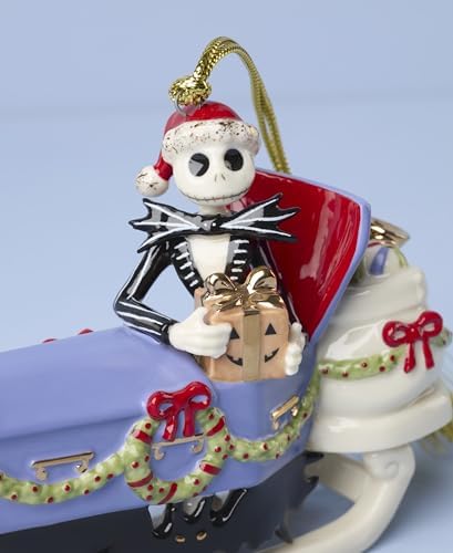 Lenox Jack Skellington Sledding Ornament - Image 5