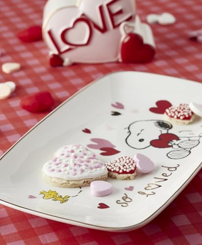 Lenox Peanuts Snoopy Valentine's Day Porcelain Serving Tray - Image 5