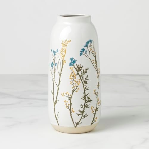 Lenox Wildflowers Large Porcelain Flower Vase, 48oz - Image 2