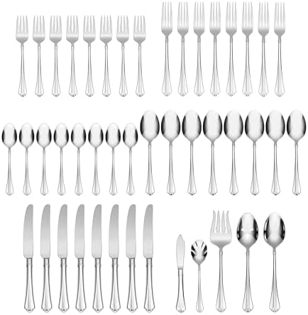 Oneida Juilliard 45-Piece 18/10 Silverware Set for 8, Flatware - Image 2