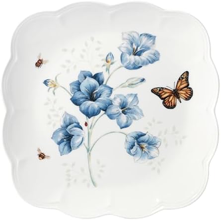 Lenox Butterfly Meadow Square Porcelain 18-Piece Dinnerware Set for 6 - Image 3