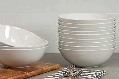10 Strawberry Street 7" Catering Coupe Cereal Bowl, Set of 12,White - Image 3