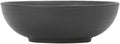 Tuxton China VBB-260Y Bowl, 26 oz., 7-1/8" Diameter x 2-3/8"H, Round, Embossed, Microwave and Dishwasher Safe, Oven Proof, Fully Vitrified, Porcelain, TuxTrendz, Zion, Matte Black, Pack of 12