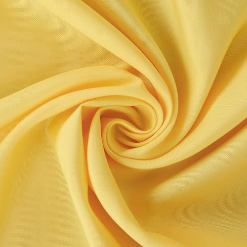 FOLINS&HOME Yellow Cloth Napkins Set of 8, Decorative 20x20 Inch Napkins - Image 4